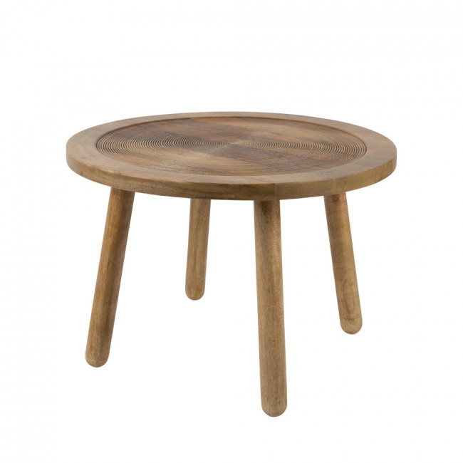 Table d'appoint ronde bois Ø60 Dendron Zuiver