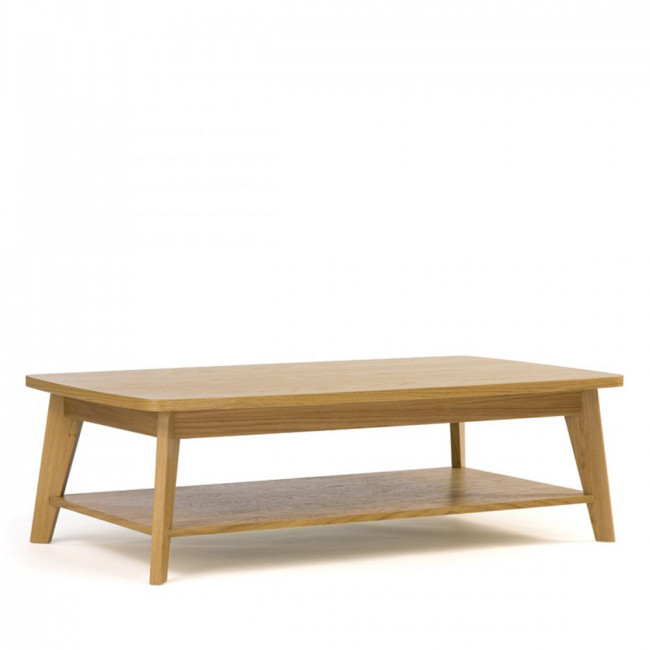 Table basse en bois 2 plateaux Kensal