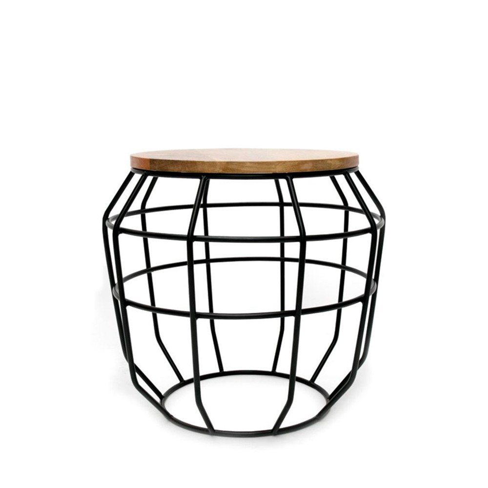 Table d'appoint métal et bois L Pixel LABEL51 - Drawer