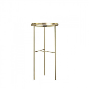 Table d'appoint haute finition laiton Ø30 Pretty