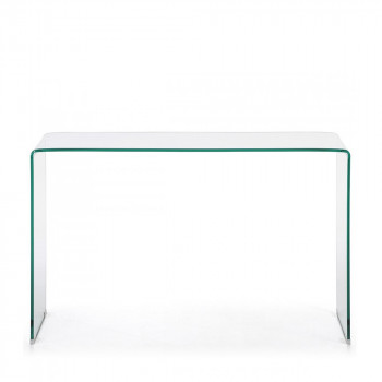 Console verre transparent Burano