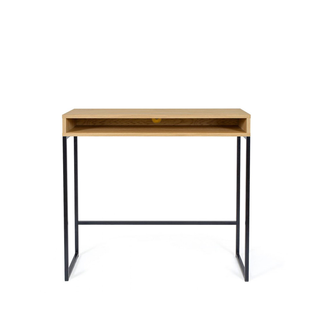 Frame - Console bureau 110 en chêne - Couleur - Noir/Chêne