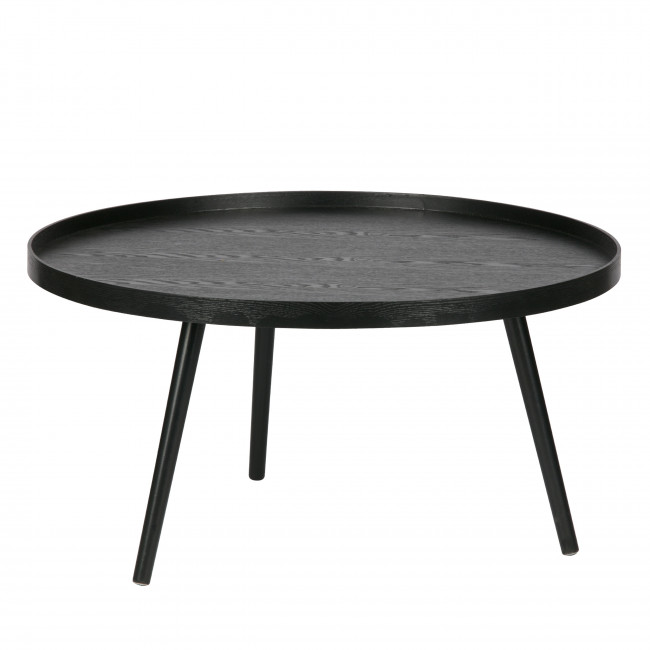 Table d'appoint ronde bois XL Mesa noir
