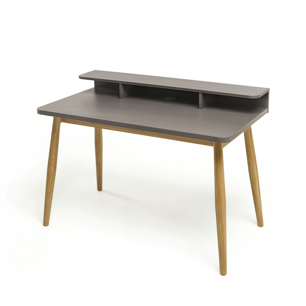 Bureau Design Scandinave Chene Et Laque Farsta Drawer