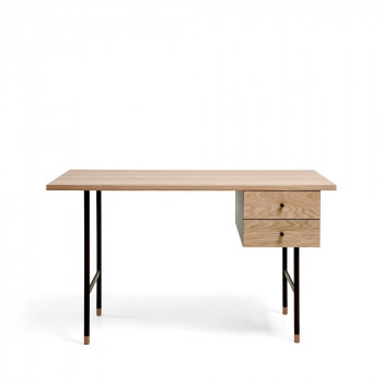 Bureau design bois et métal Jugend