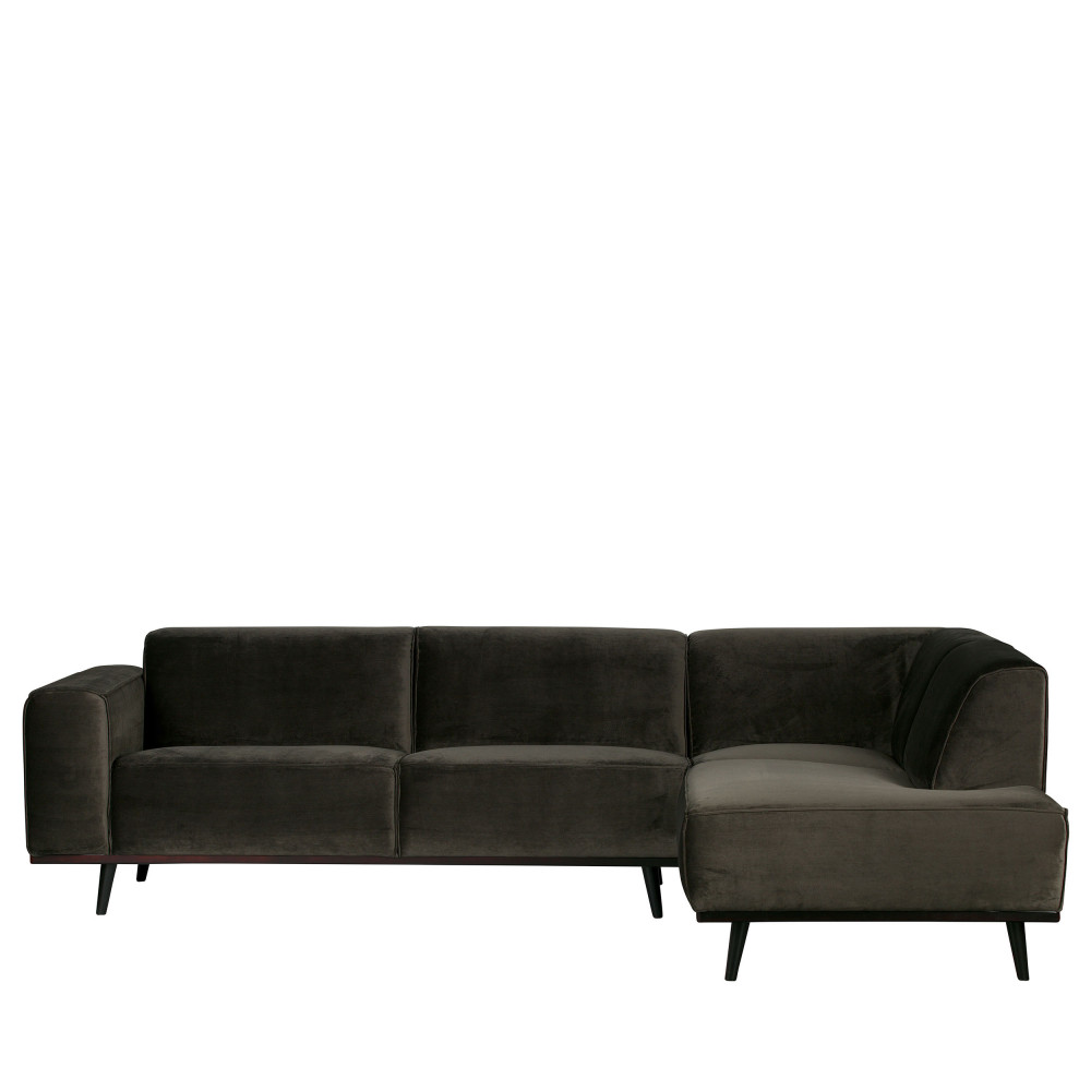 Canapé Dangle Droit Velours Bepurehome Statement