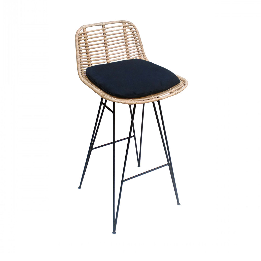 chaise de bar noir chaise de bar design en rotin 69cm capurgana drawer chaise de bar noir chaise de bar design en rotin 69cm capurgana drawer