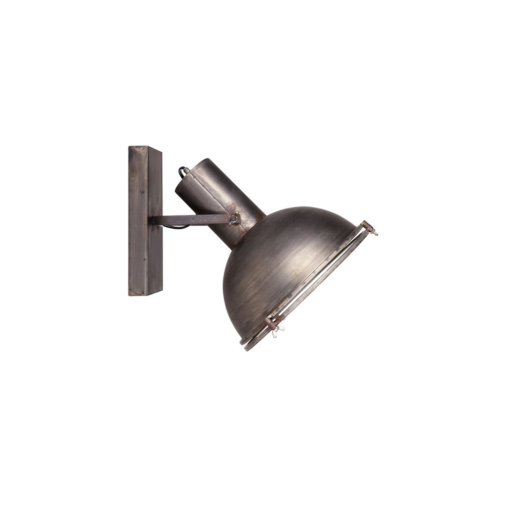 Applique Murale Acier Brossé Applique murale metal Stagelight by Drawer.fr Applique Murale Acier Brossé