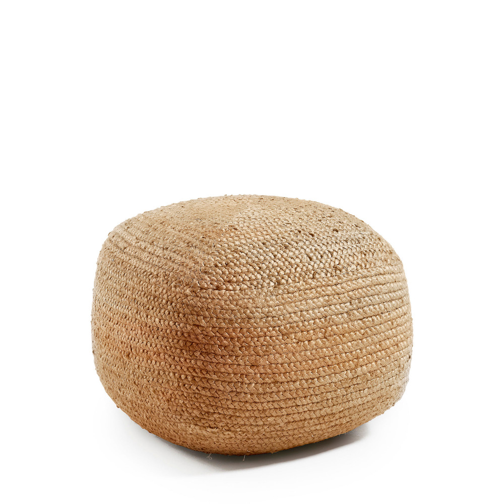 Pouf carré jute Dip Drawer
