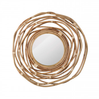 Miroir en rotin Kubu Dutch Bone par Drawer