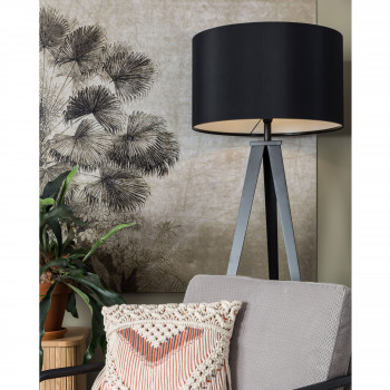 Lampadaire Tripod Metal noir