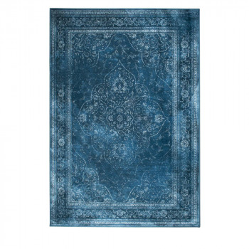 Tapis vintage Rugged bleu
