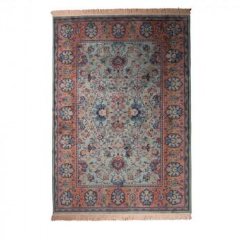 Tapis vintage vert Old Bid