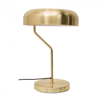 Lampe à poser design métal finitions dorées Eclipse