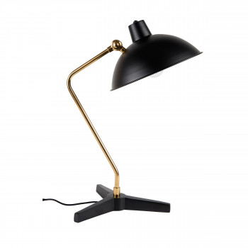 Lampe à poser vintage en métal Devi Dutchbone vert