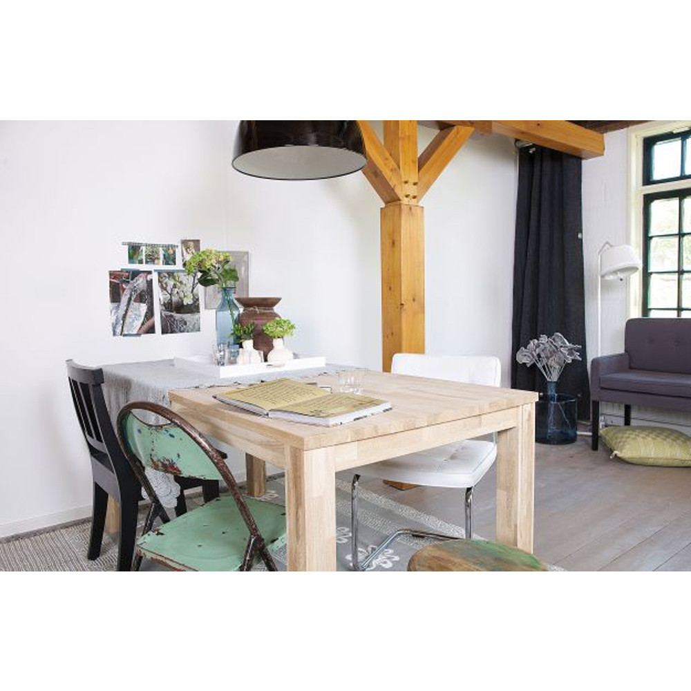 Table à manger en chêne brut Dutchwood par Drawer