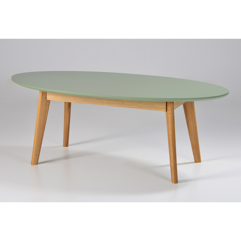 Table basse scandinave ovale Skoll by Drawer