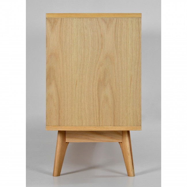 Meuble TV design 2 portes chêne Ström