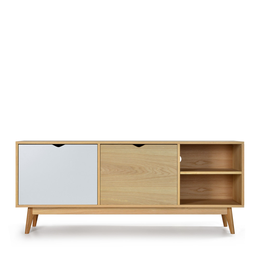 Meuble TV design chêne massif Tygo - Drawer