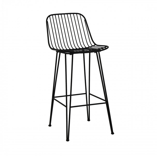 Chaise de bar design en métal 67cm Ombra Pomax Drawer