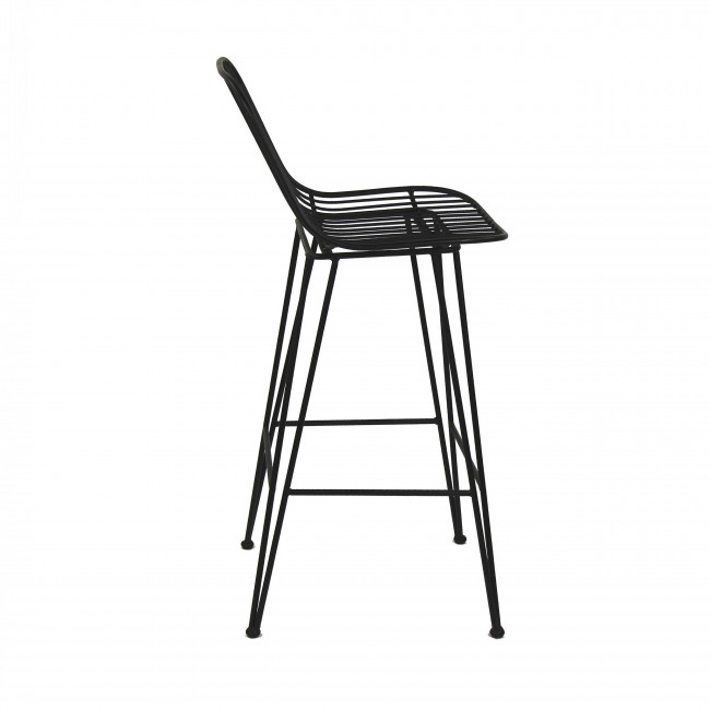 Chaise de bar design en métal 67cm Ombra Pomax Drawer