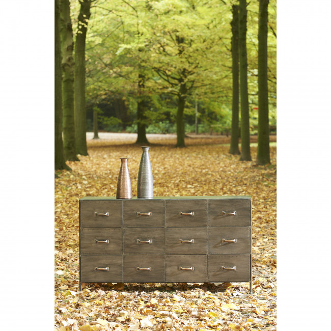 Commode industrielle 12 tiroirs Typographic