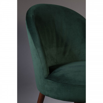 Lot de 2 chaises en velours Barbara Dutchbone