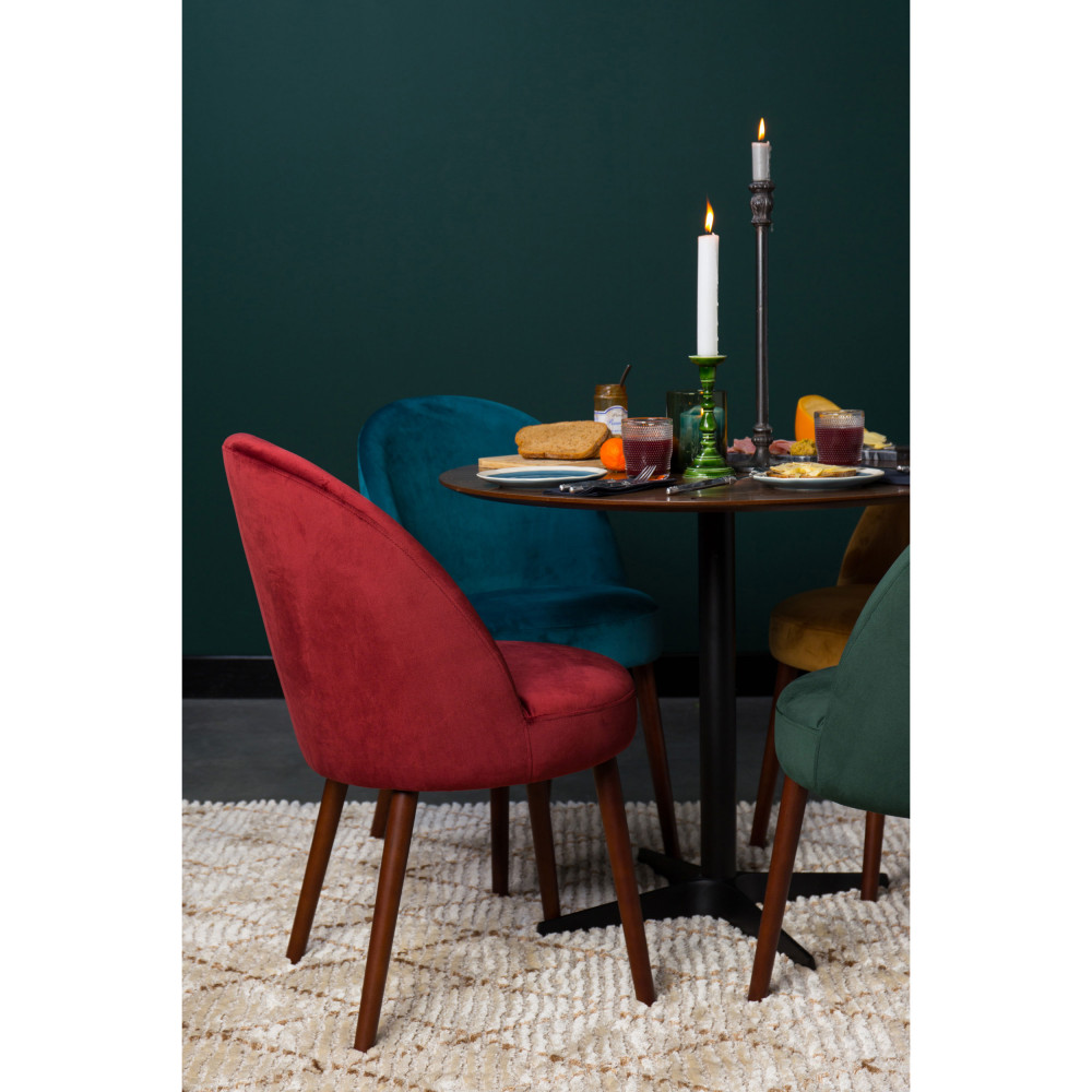 chaise barbara dutchbone - chaises velours la redoute
