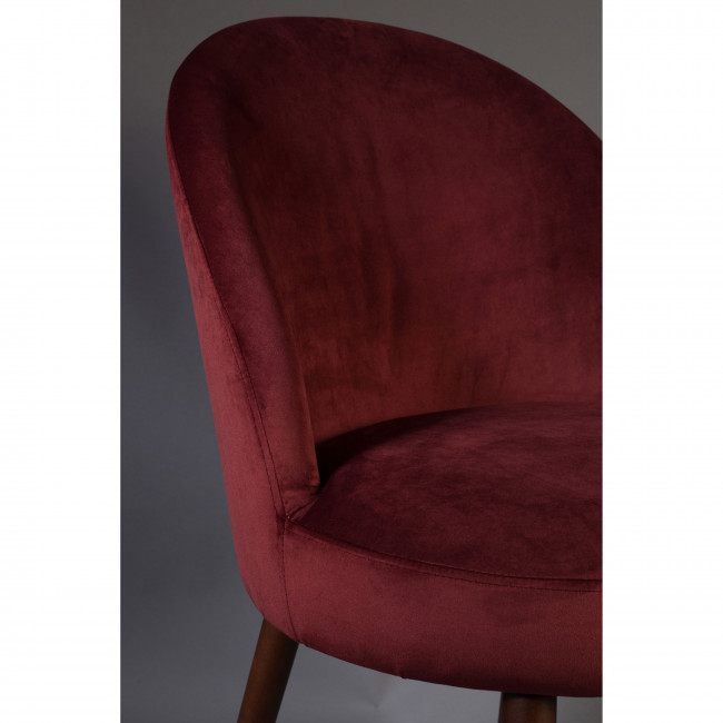 Lot de 2 chaises en velours Barbara Dutchbone