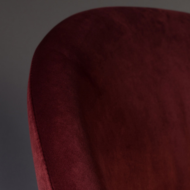 Lot de 2 chaises en velours Barbara Dutchbone