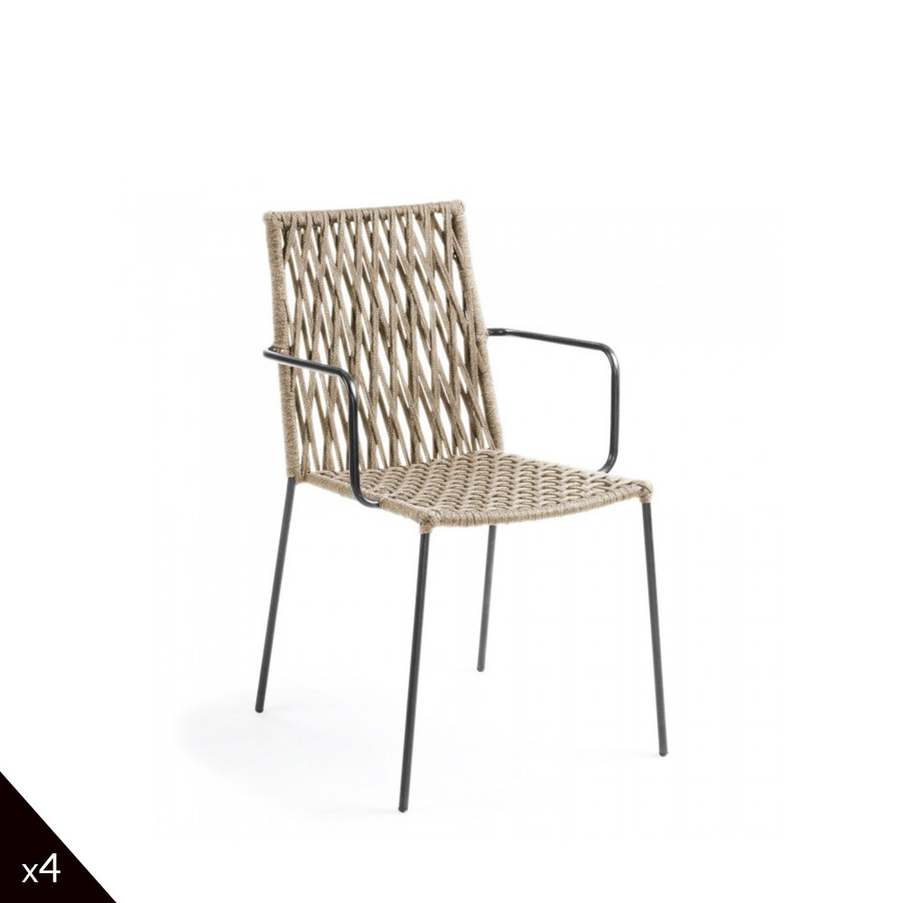 Bettie Chaises Indooroutdoor Chaises Indooroutdoor 4 Bettie 4 Corde 4 Corde 2WHbeDIYE9