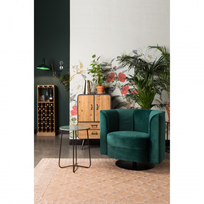 Buffet haut vintage bois et métal Gin
