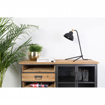 Lampe à poser design en métal Jock