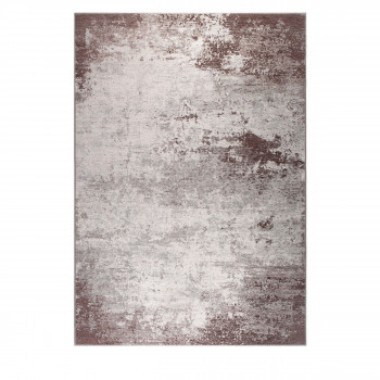 Tapis effet délavé marron Caruso Dutchbone