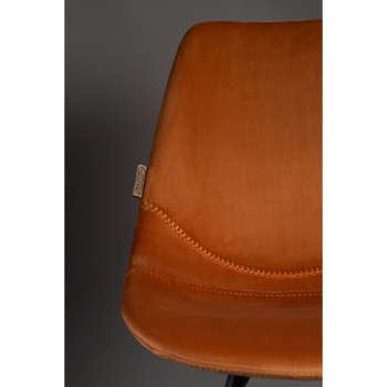 Lot de 2 chaises en velours Franky Dutchbone