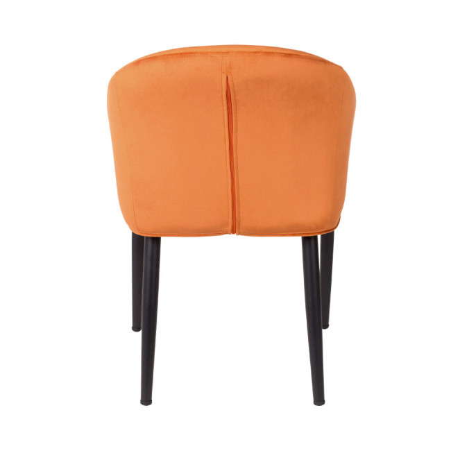 Fauteuil design en velours Catelyn