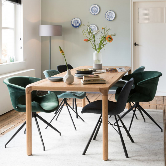 Table à manger bois frène 220x90 Storm