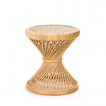 Table d'appoint vintage en rotin S Ushuaia