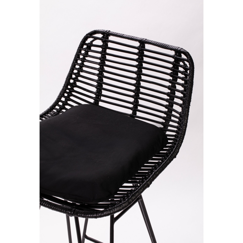 Chaise de bar design en rotin 69cm Capurgana  Drawer