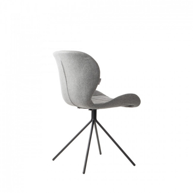 Lot de 2 chaises design OMG grises