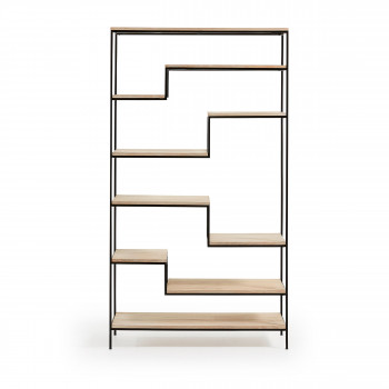 Etagère en métal et bois L Push
