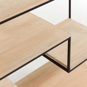 Etagère en métal et bois L Push