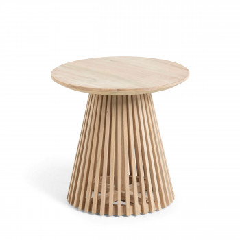 Table d'appoint ronde teck ø50cm Jeanette