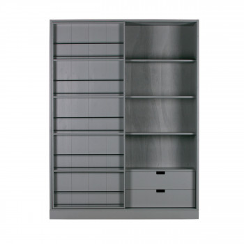 Armoire à porte coulissante en pin Swing
