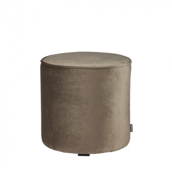 Pouf rond velours L Sara