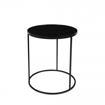 Table d'appoint ronde Glazed Zuiver