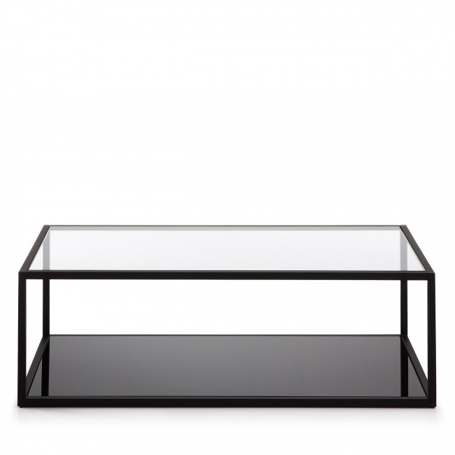 Table basse rectangle en métal Blackhill
