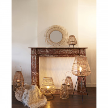 Lampadaire en bambou L Tao Pomax