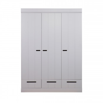 Armoire "vestiaire" 3 portes / 3 tiroirs Connect