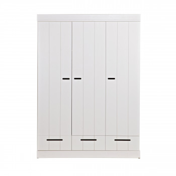 Armoire "vestiaire" 3 portes / 3 tiroirs Connect